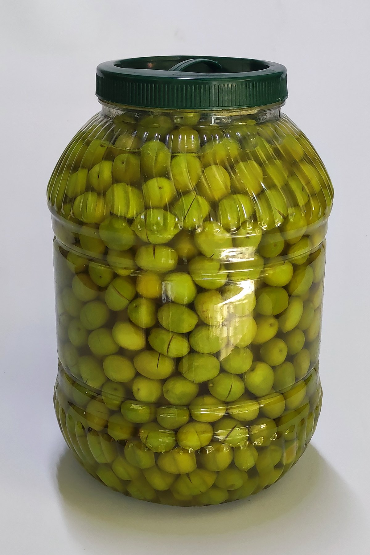 Sazak Kendin Tatlandır Kırma Yeşil Zeytin 5Lt Pet Yeni Sezon 2024-2025