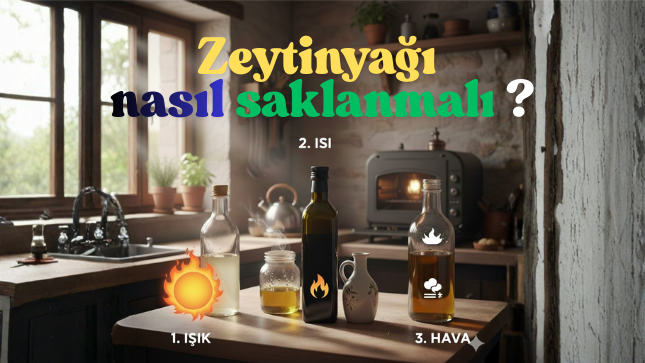Mut Zeytinyağı Nasıl Saklanmalı? Zeytinyağınızı Bozan 3 Gizli Düşman ve Doğru Saklama Rehberi