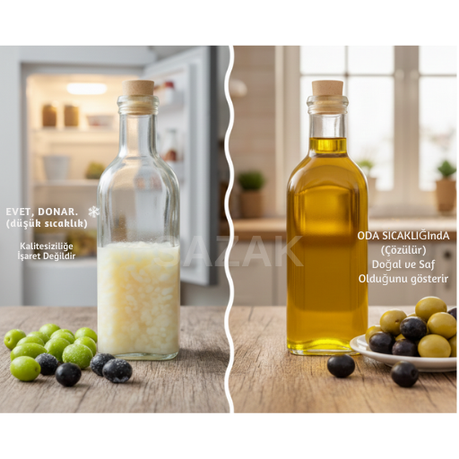 Zeytinyağı Donar mı? Zeytinyağı Donması İyi mi? | Sazak