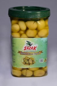 Sazak Domat Tipi Yeşil Zeytin 900 Gr.