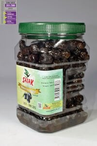 Sazak 351 - 380 Doğal Yağlı Sele Siyah Zeytin 900 Gr.