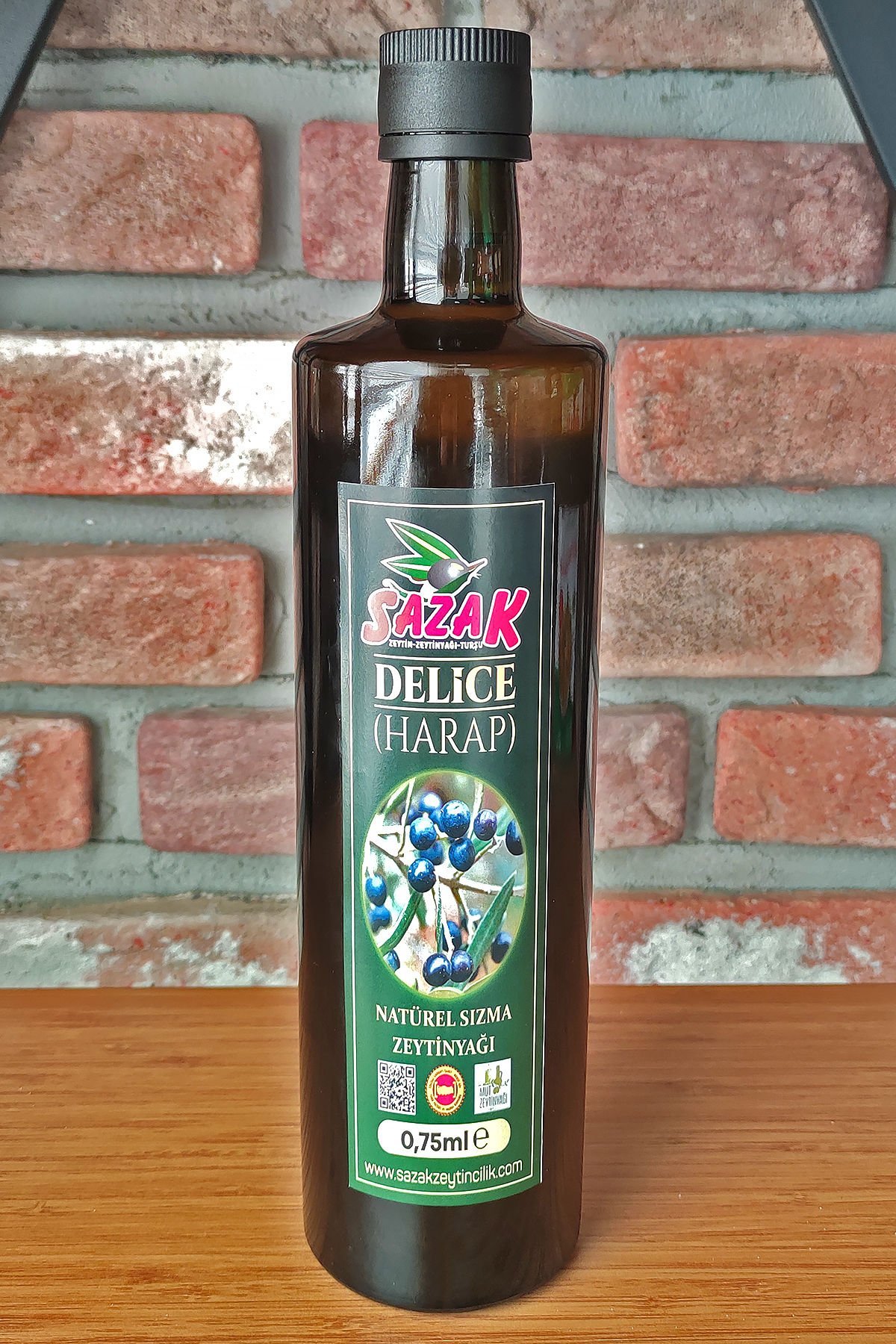 Sazak Delice (Harap) Zeytinyağı 0,75 ML. ( Sezon 2024-2025)