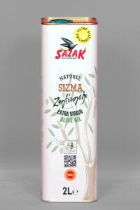 Sazak Filtresiz Naturel Sızma Zeytinyağı 2 Lt (Yeni Sezon 2025-2026)