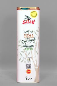 Sazak Filtresiz Naturel Sızma Zeytinyağı 2 Lt (Yeni Sezon 2026-2027)