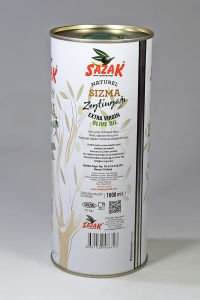 Sazak Naturel Sızma Zeytinyağı 1 LT Teneke  (Sezon 2024-2025)